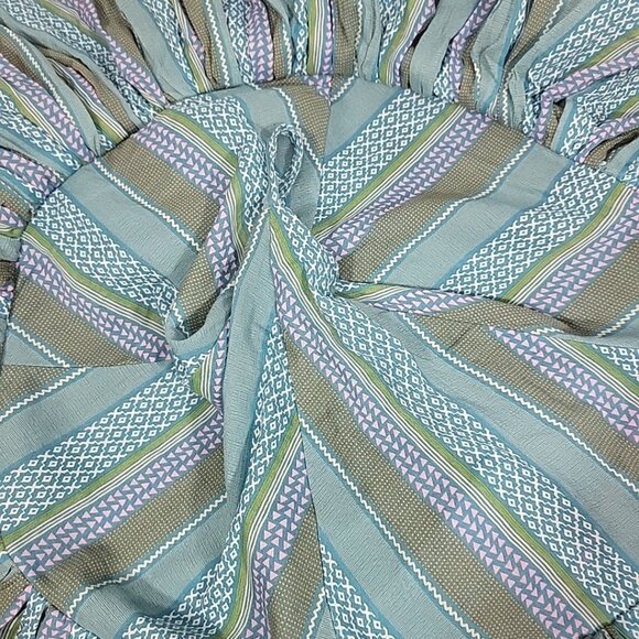 Matilda Jane Dreamy Canopy Tent Hanging Play Fort Blue Pink Striped Rare Print - Picture 5 of 5